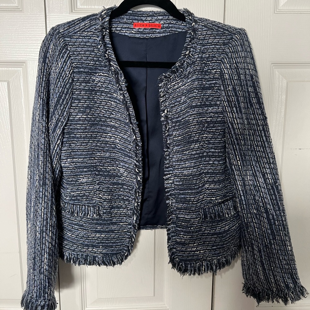 Alice + Olivia Tweed Jacket